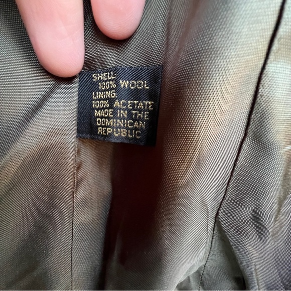 Compagnie Internationale Express 100% wool green vintage zip up collared jacket8 - Picture 6 of 8